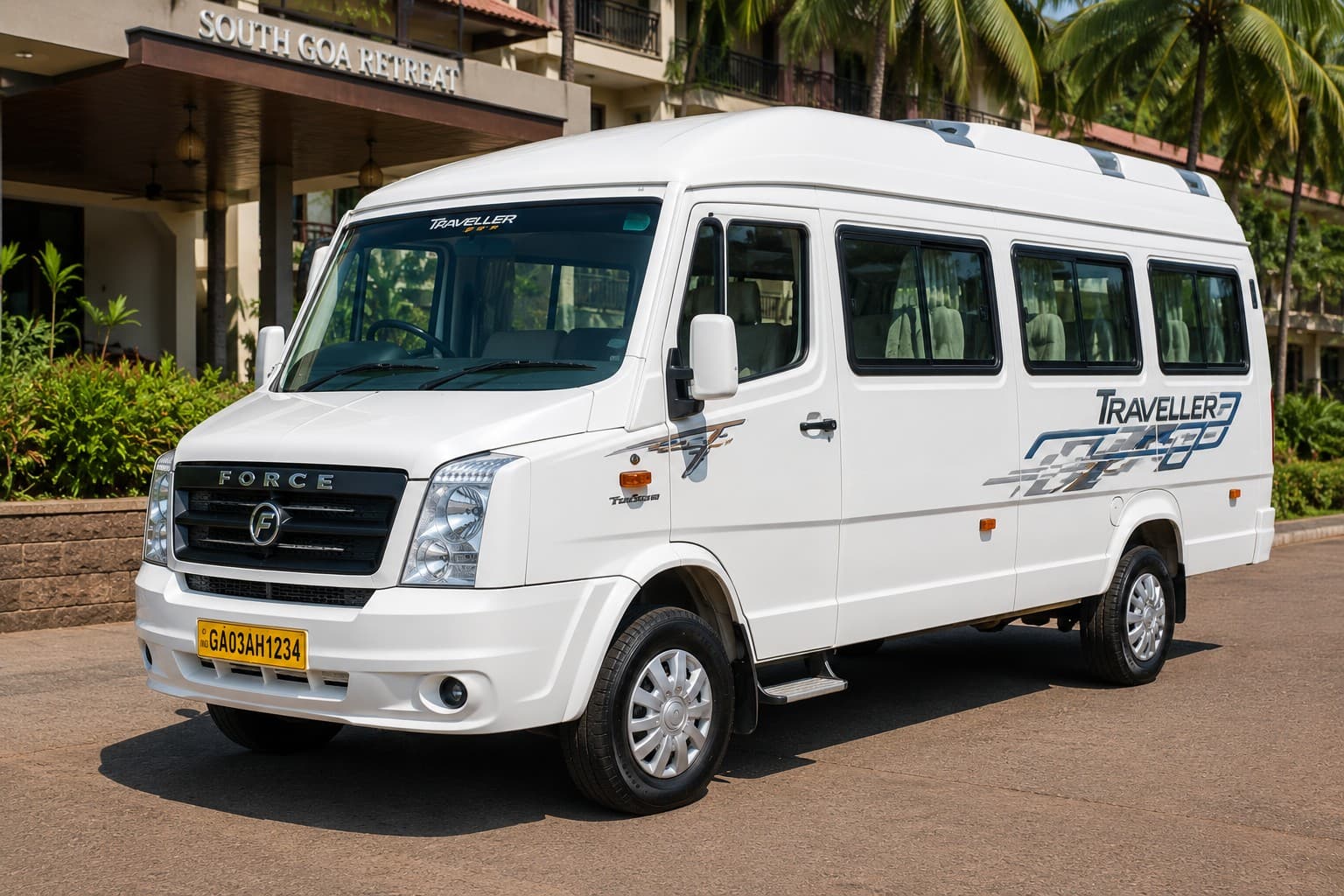 Tempo Traveller 14 Seater